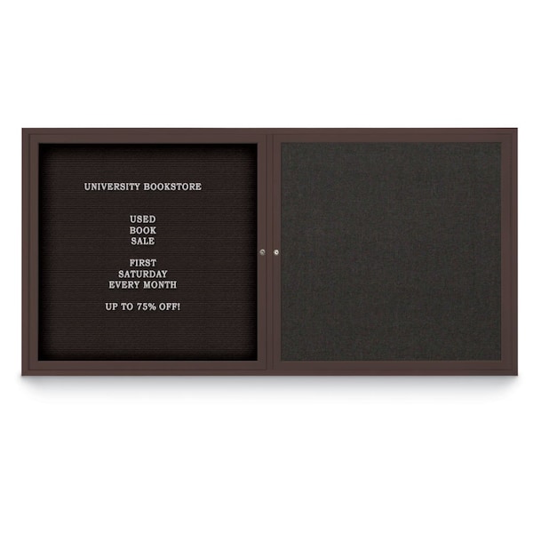 Corkboard, Buff/Black, 72"x48"